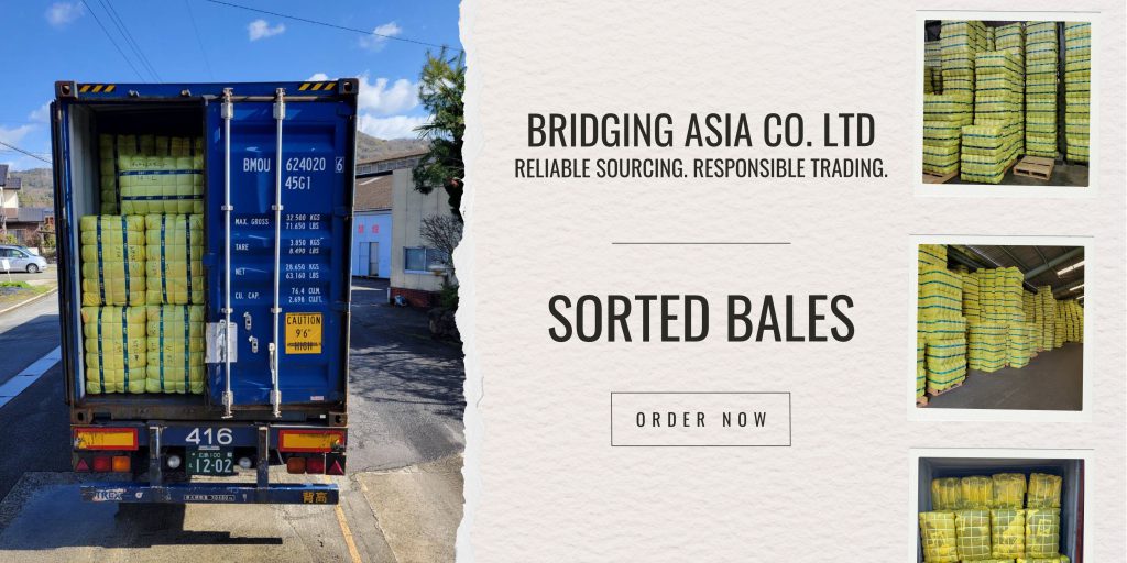 Sorted Used Clothing Bales